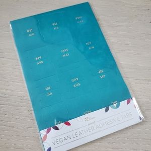 Erin Condren Vegan Leather Mini Monthly Tabs